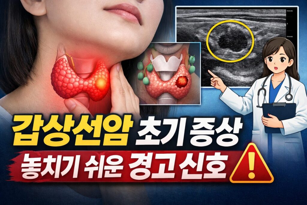 갑상선암 초기 증상