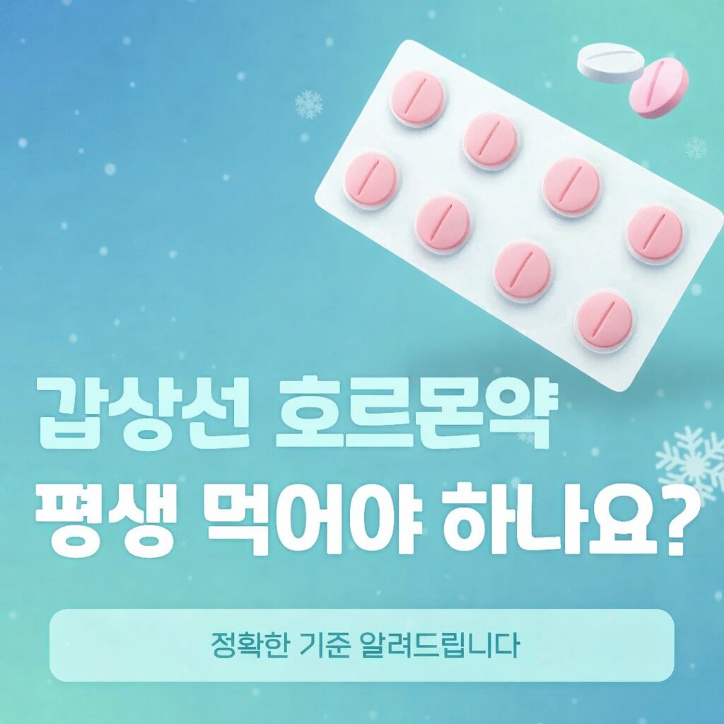 갑상선 호르몬 약