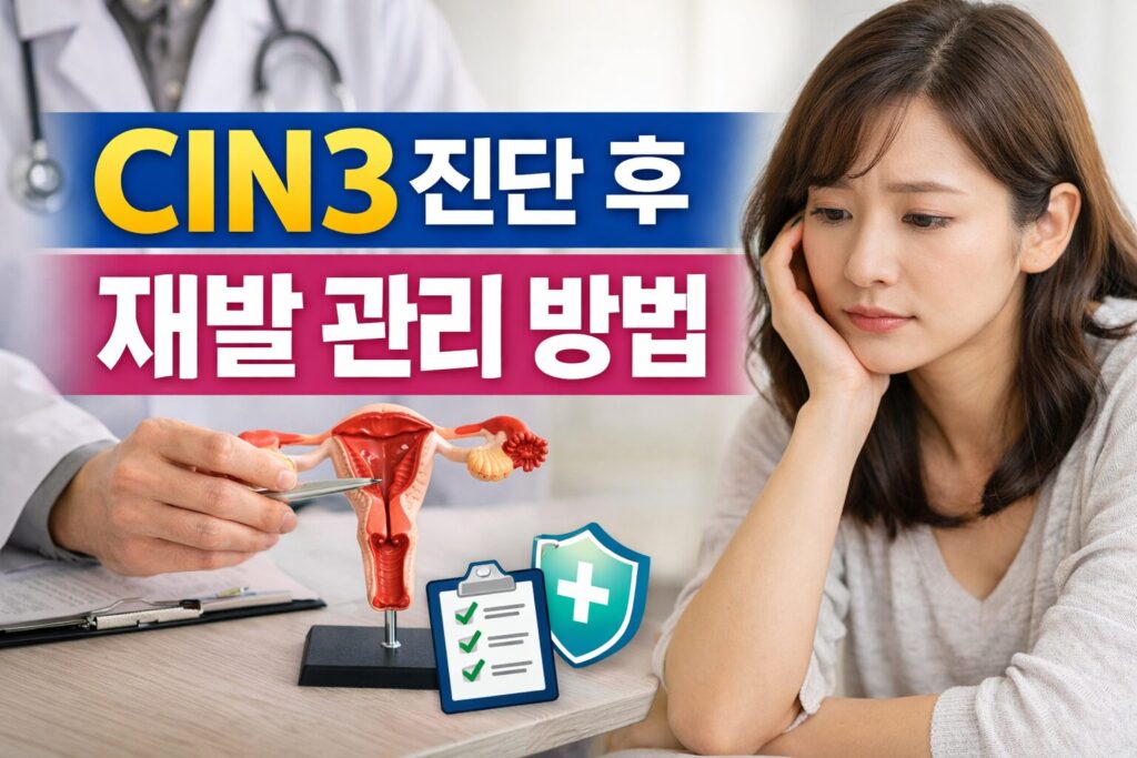 CIN3 진단 후 재발 관리 방법